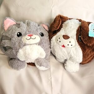 Squishmallows reversible cat dog heads